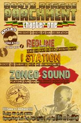 Flyer Roots Reggae Parchment Part One