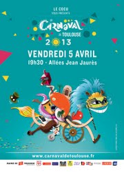 Flyer FMR Jungle Train au Carnaval de Toulouse 2013